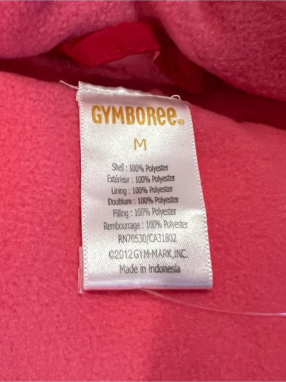 Gymboree bright red